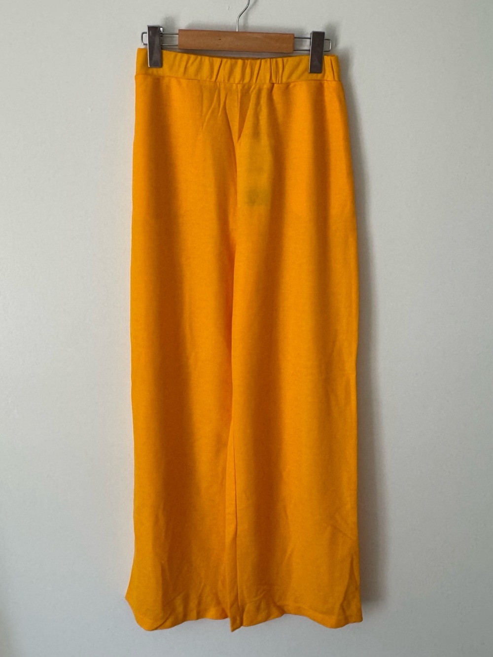 Zara Wide Leg Pants in Bright Orange